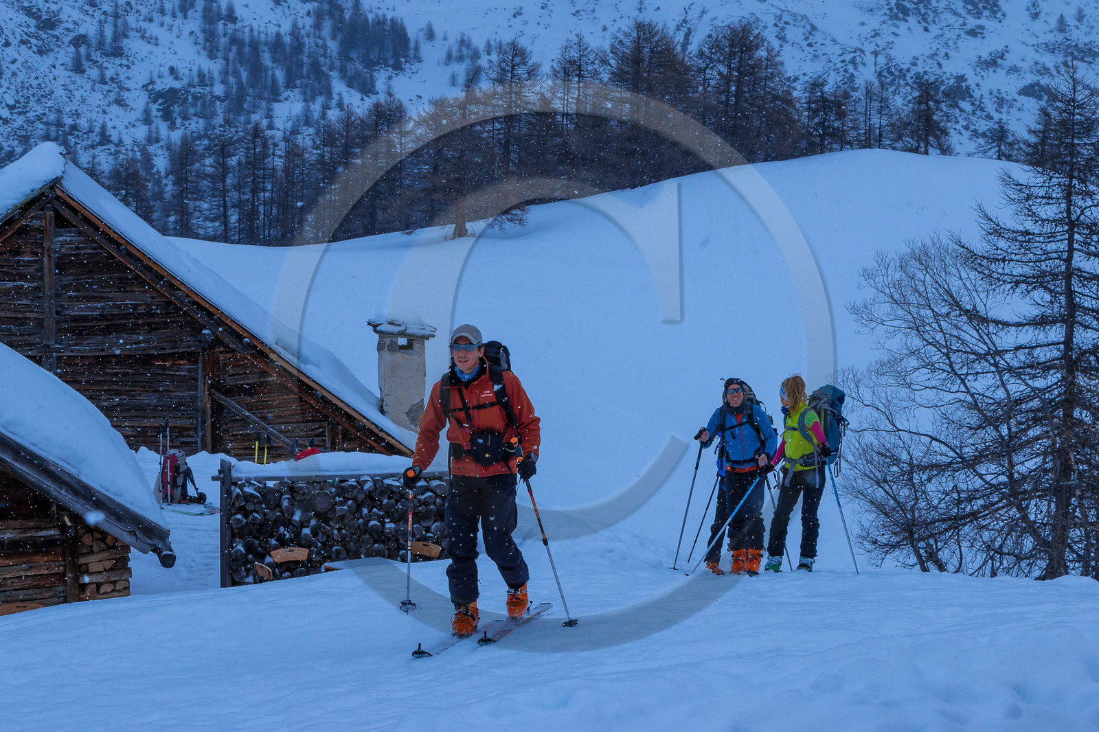Névache, refuge Buffère , départ ski de randonnée