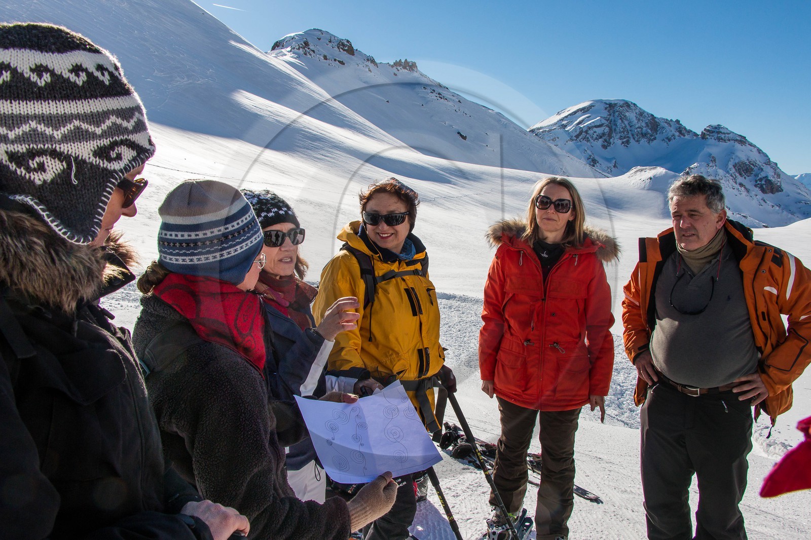 Serre-Chevalier, Snow drawings, une œuvre de l'artiste Sonja Hinrichsen