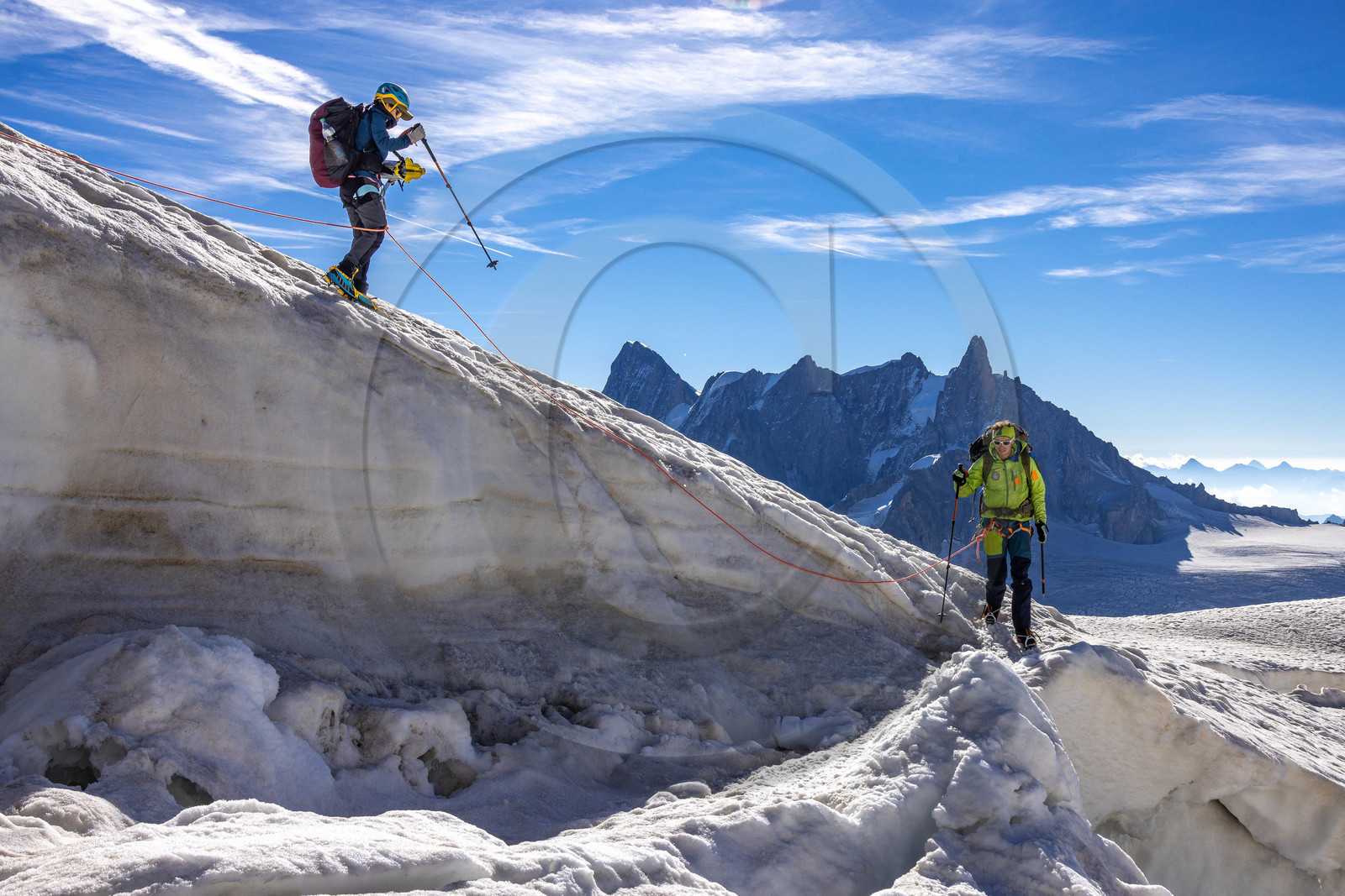 Géomorphologie à l'Aiguille du Midi