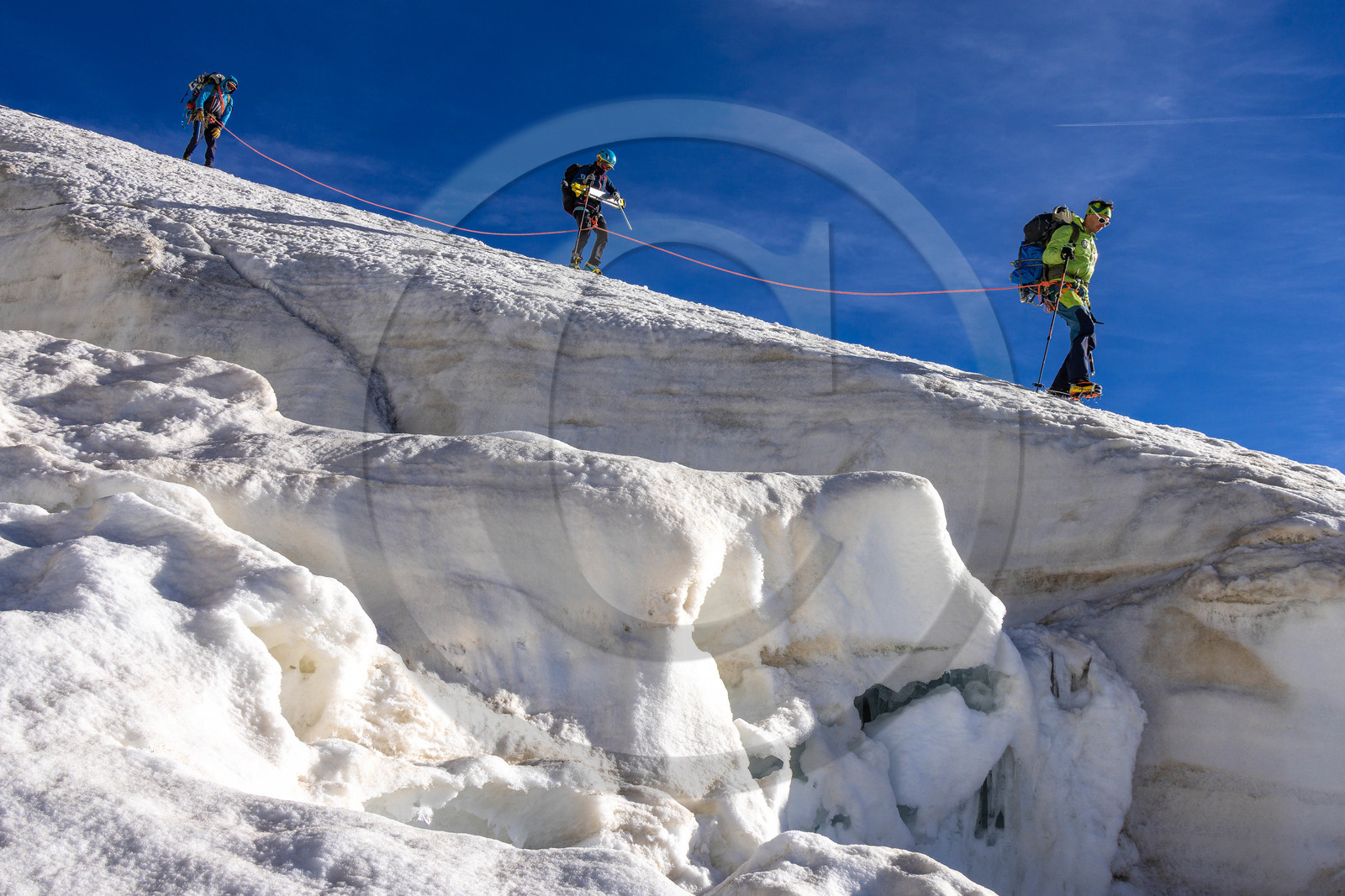 Géomorphologie à l'Aiguille du Midi