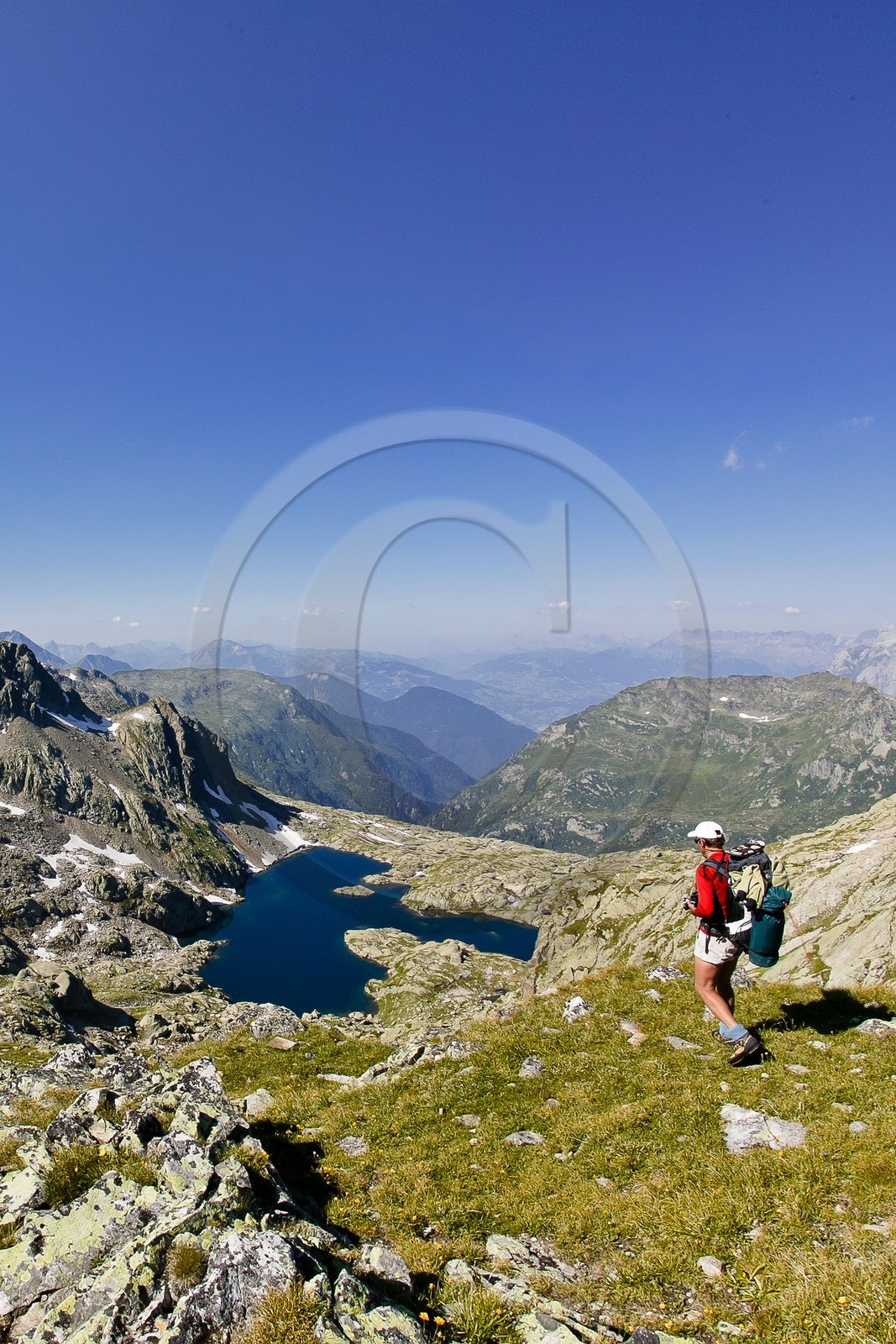 Le lac Cornu et le Mt Blanc