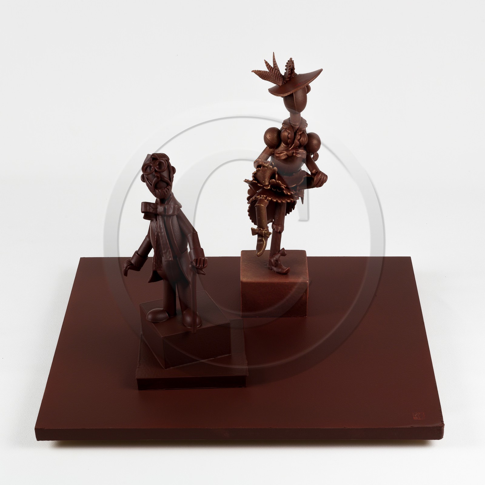Exposition Influences, Petite histoire de l'art en chocolat par Luc Eyriey