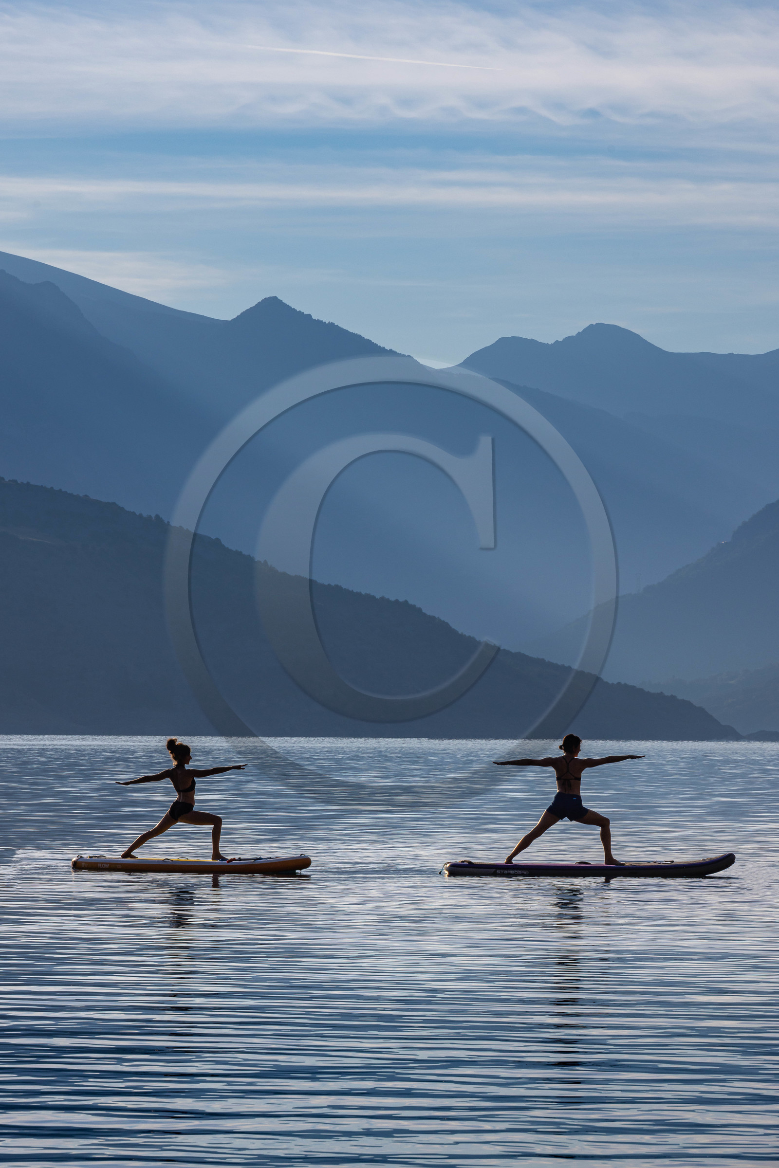 Yoga sur paddle, Serre-Ponçon Aloha