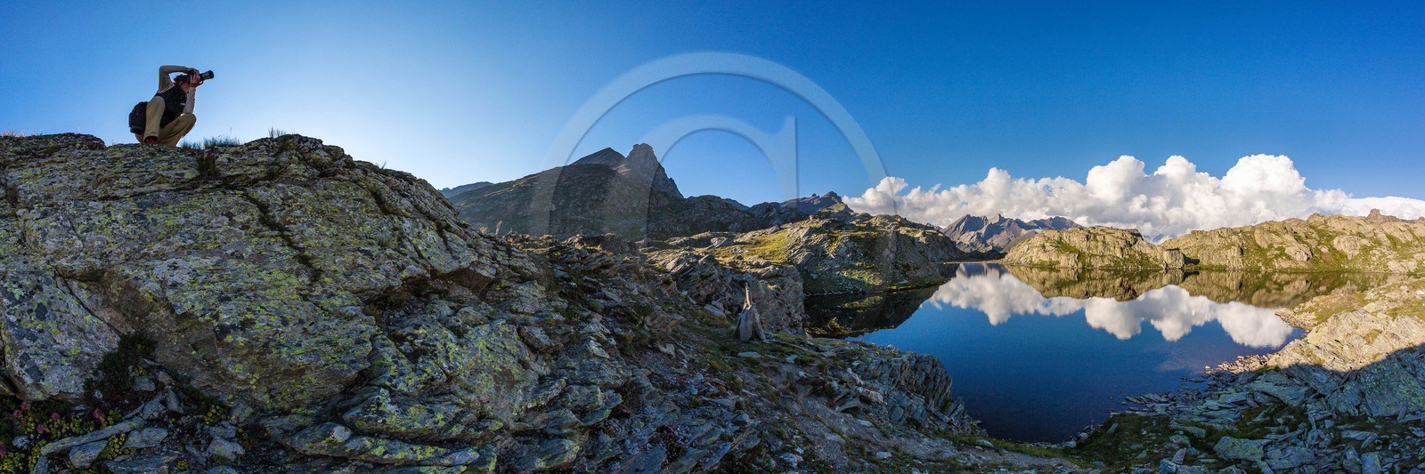 col du Longet,  Lac Bes supérieurr et Tête des Toillies col du Longet,  Lac Bes supérieurr et Tête des Toillies