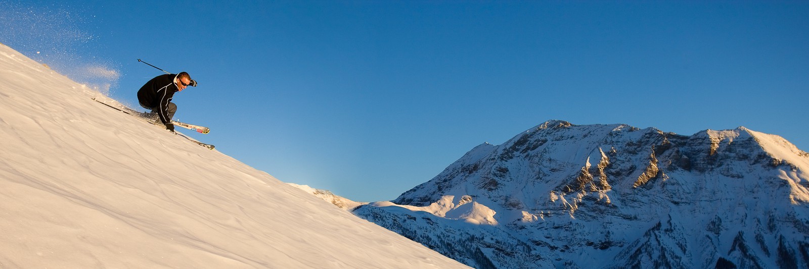 Ski piste famille