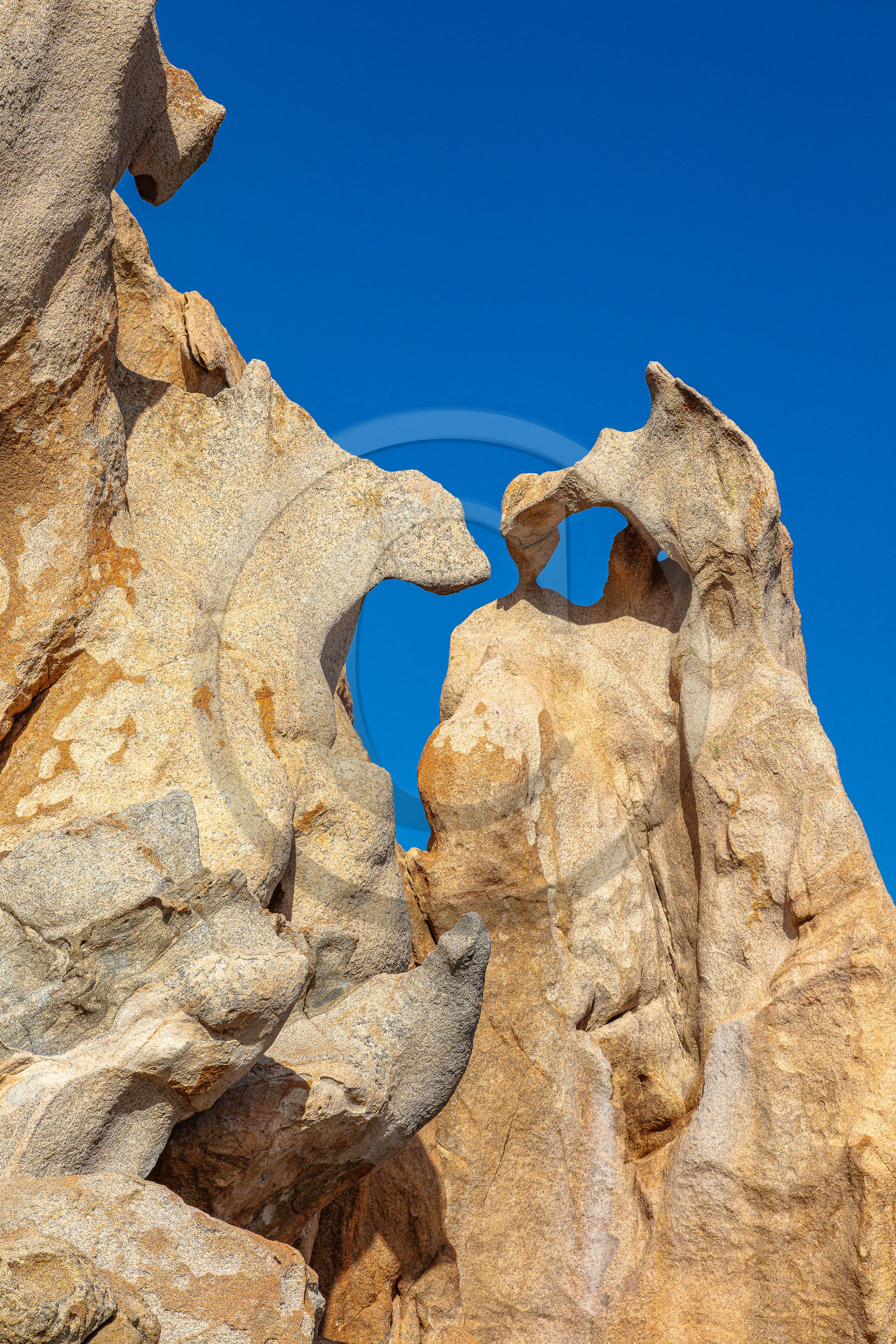 Taffoni, rochers de granit à Campomoro