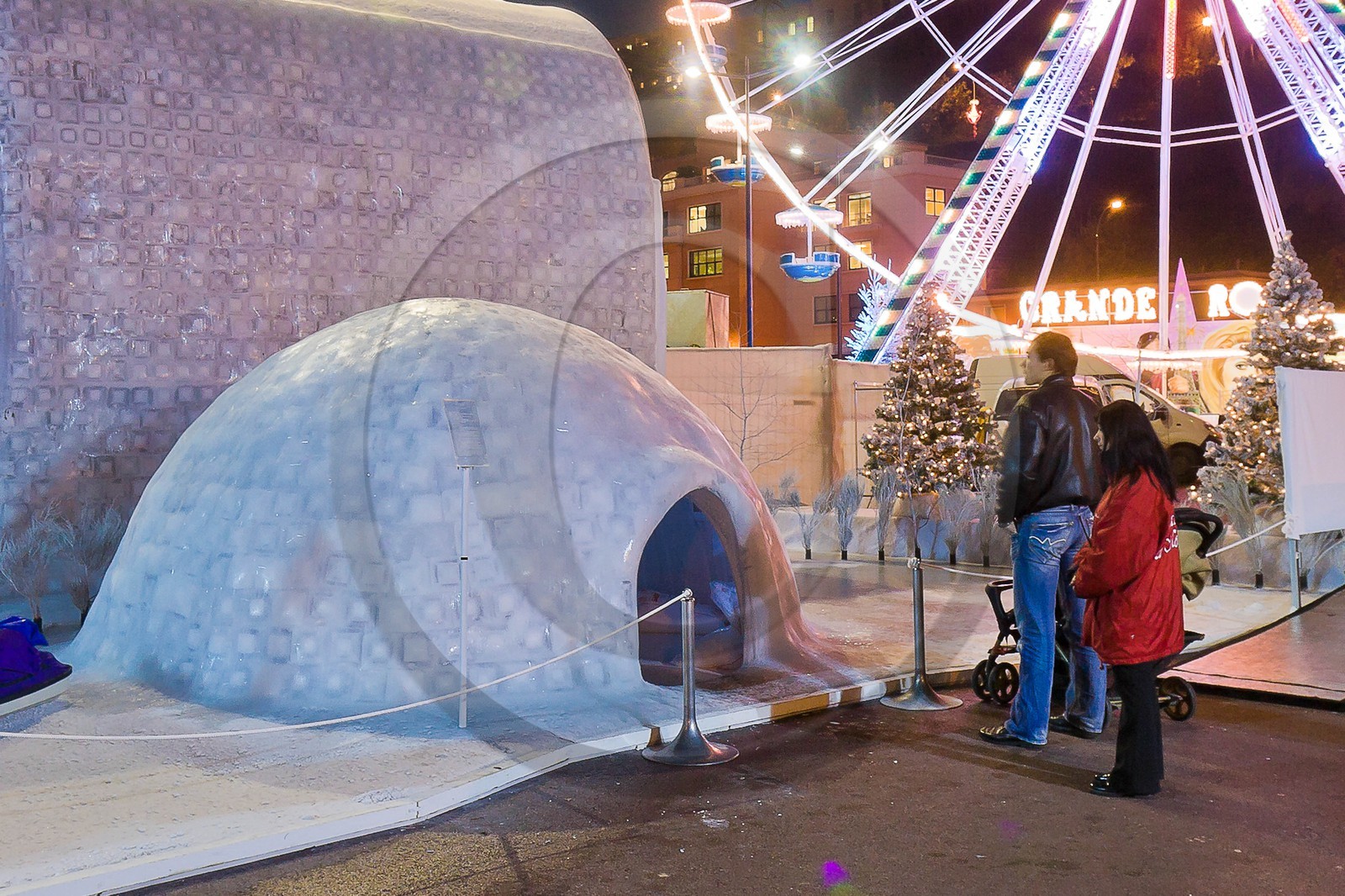 Monaco, exposition de Bertrand Bodin Délices de gel