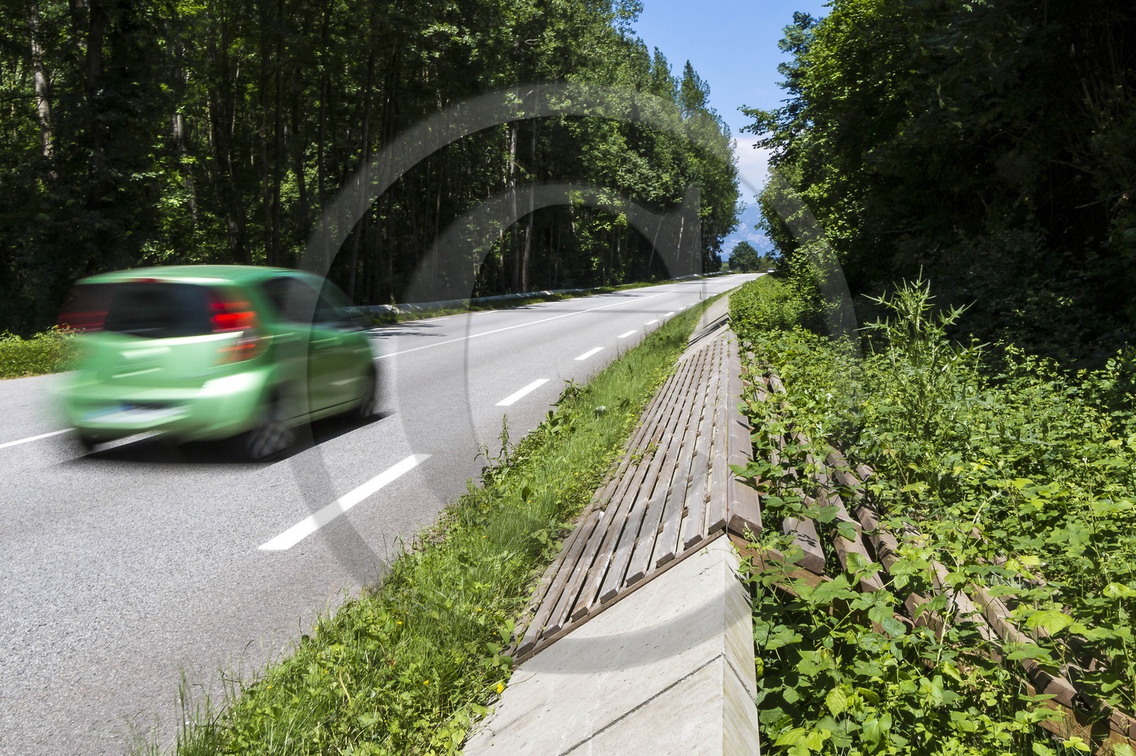 ENS de l'Isère, espace alluvial de la Rolande, crapauduc ENS de l'Isère, espace alluvial de la Rolande, crapauduc