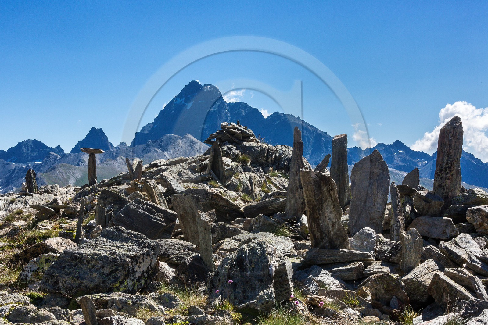 col du Longet et le Mont Viso col du Longet et le Mont Viso