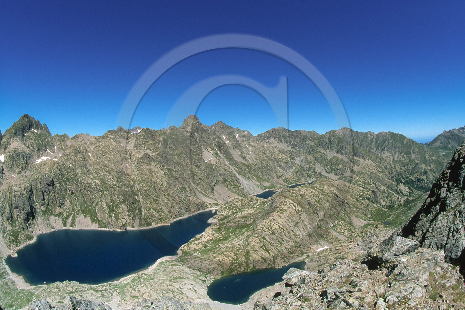 Vallée de la Valmasque, lac du Basto