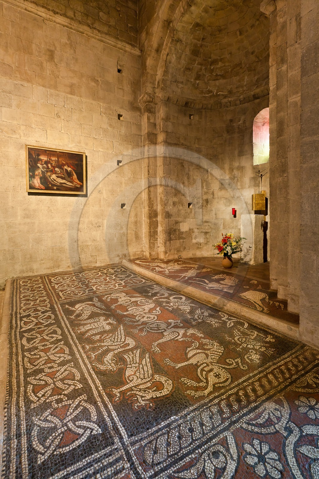 Prieuré Notre-Dame de Ganagobie,  les mosaïques, chef-d'œuvre de l'art roman Prieuré Notre-Dame de Ganagobie,  les mosaïques, chef-d'œuvre de l'art roman