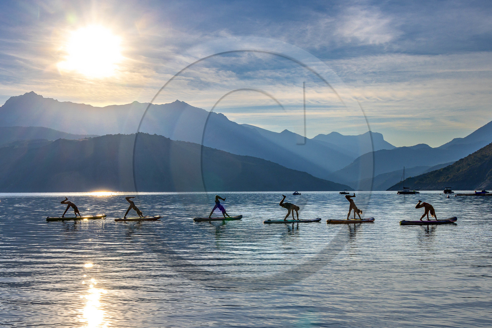 Yoga sur paddle, Serre-Ponçon Aloha