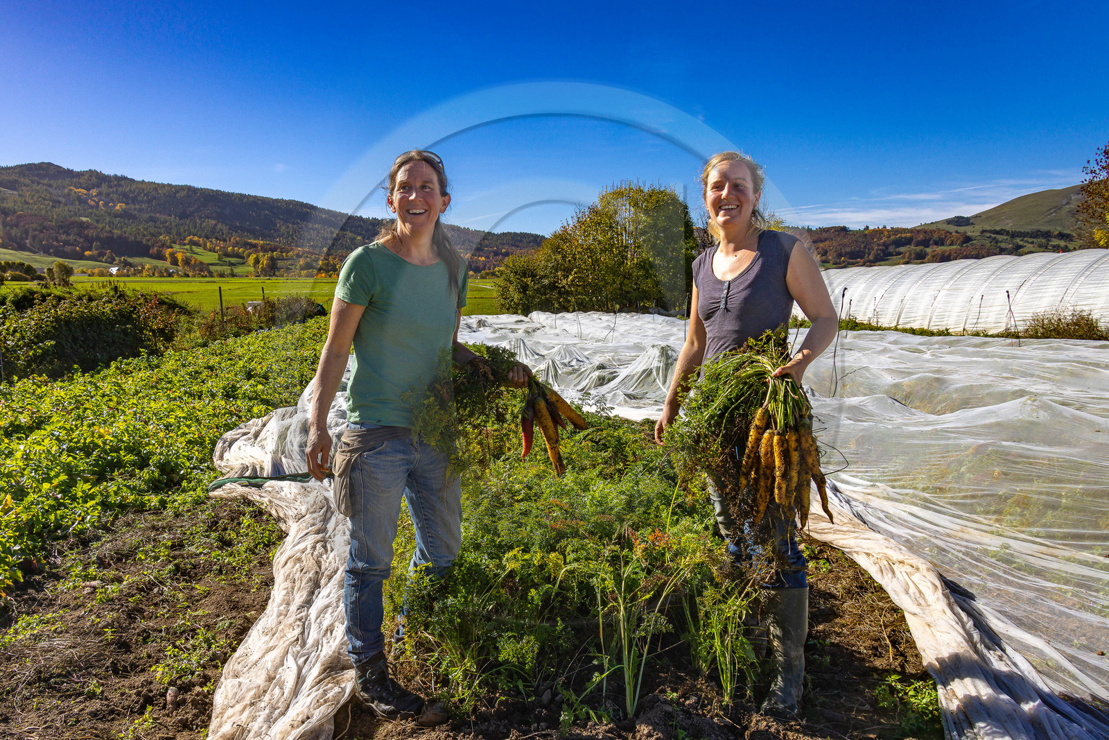 LéguMontagne, Sylvie Jaussaud et  Bertille Gieu, Maraîchères bio LéguMontagne, Sylvie Jaussaud et  Bertille Gieu, Maraîchères bio