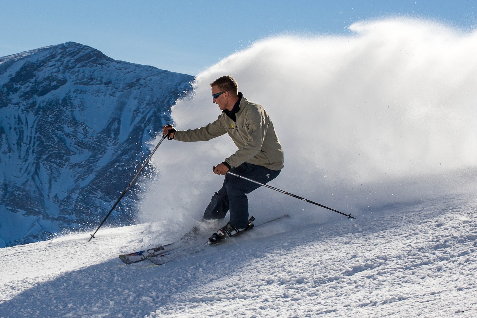 Ski piste famille