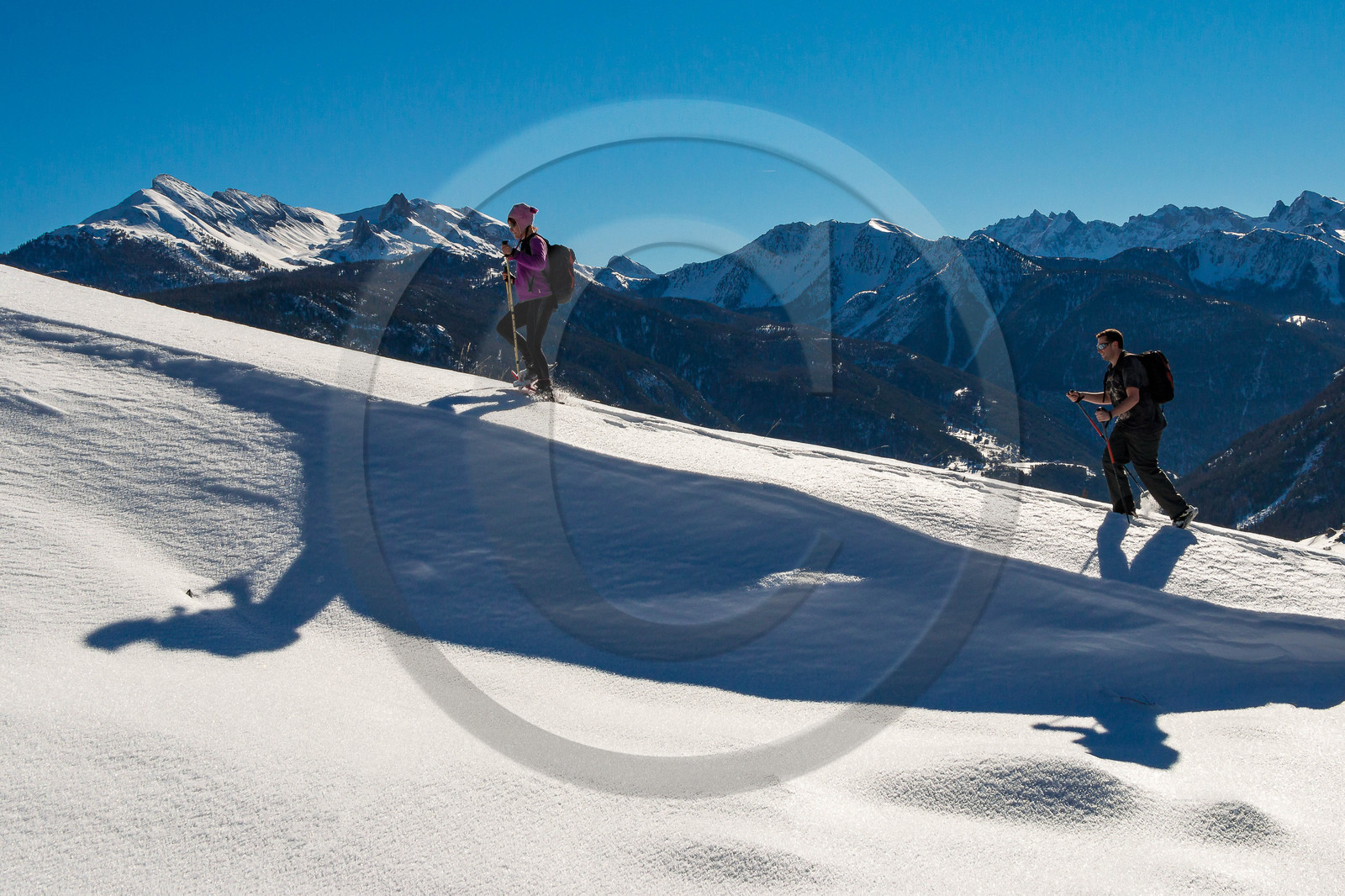 Randonnée en raquettes à neige