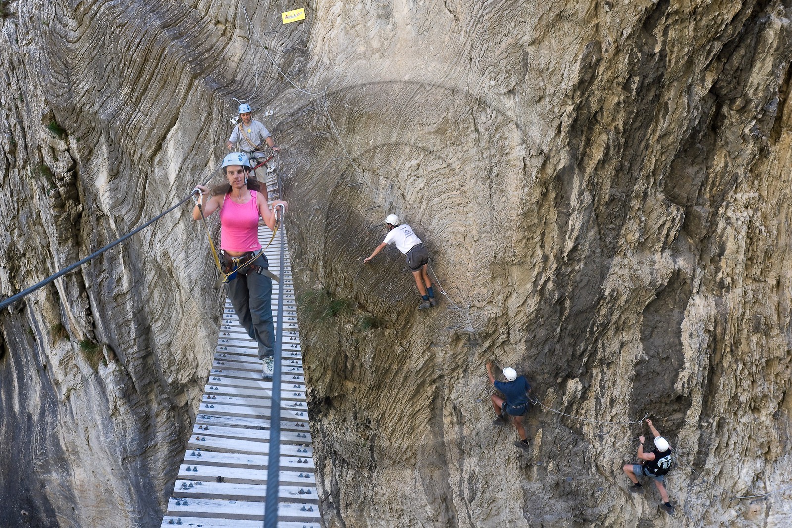 Via ferrata des gorges de la Durance Via ferrata des gorges de la Durance