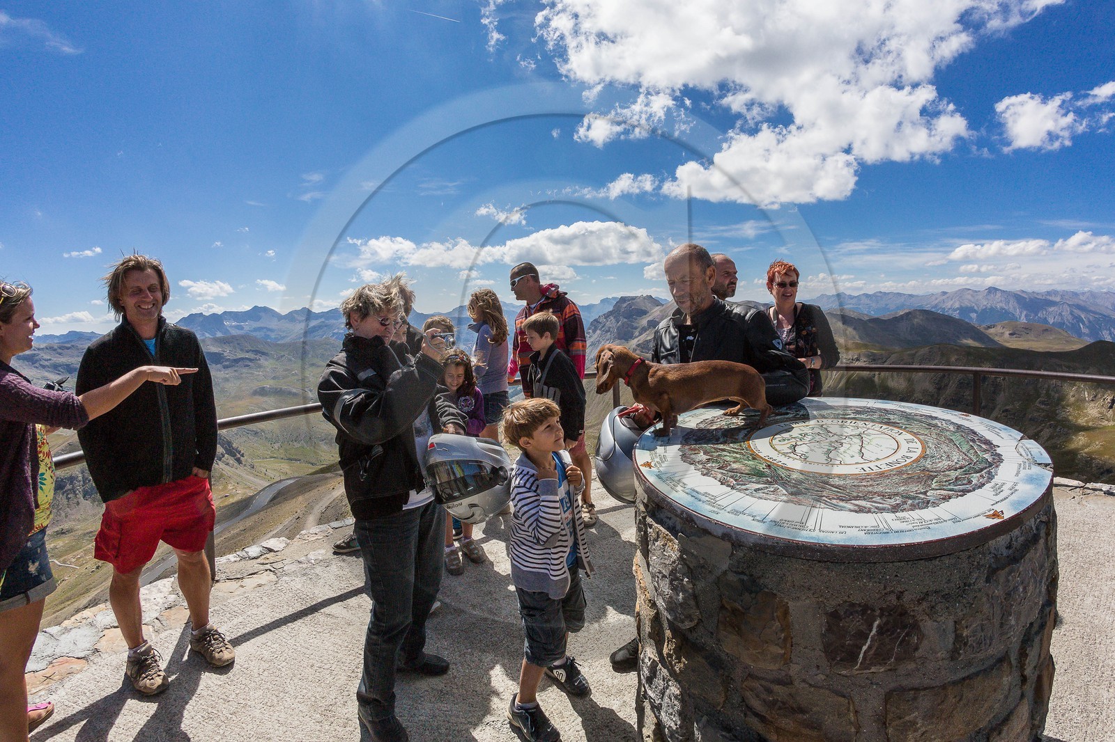 Jausiers, table d'orientation de la Bonette