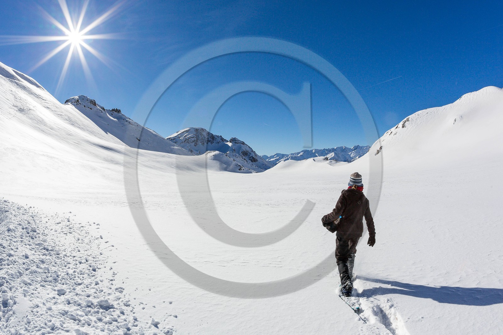 Serre-Chevalier, Snow drawings, une œuvre de l'artiste Sonja Hinrichsen