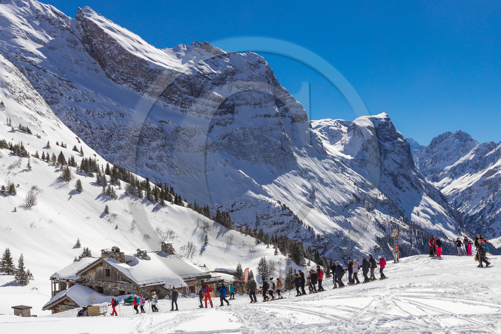 Pralognan-la-Vanoise, randonnée en raquettes à neige Pralognan-la-Vanoise, randonnée en raquettes à neige
