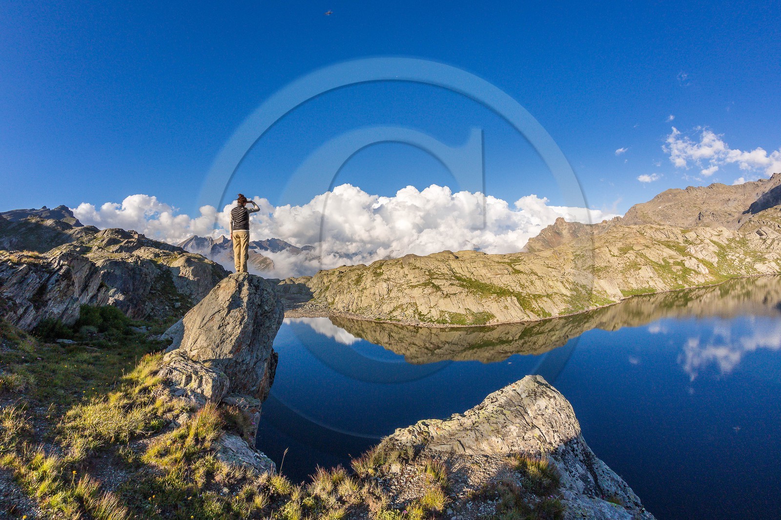 Saint-Paul-sur-Ubaye, Maljasset, col du Longet, Lac du Longet Saint-Paul-sur-Ubaye, Maljasset, col du Longet, Lac du Longet