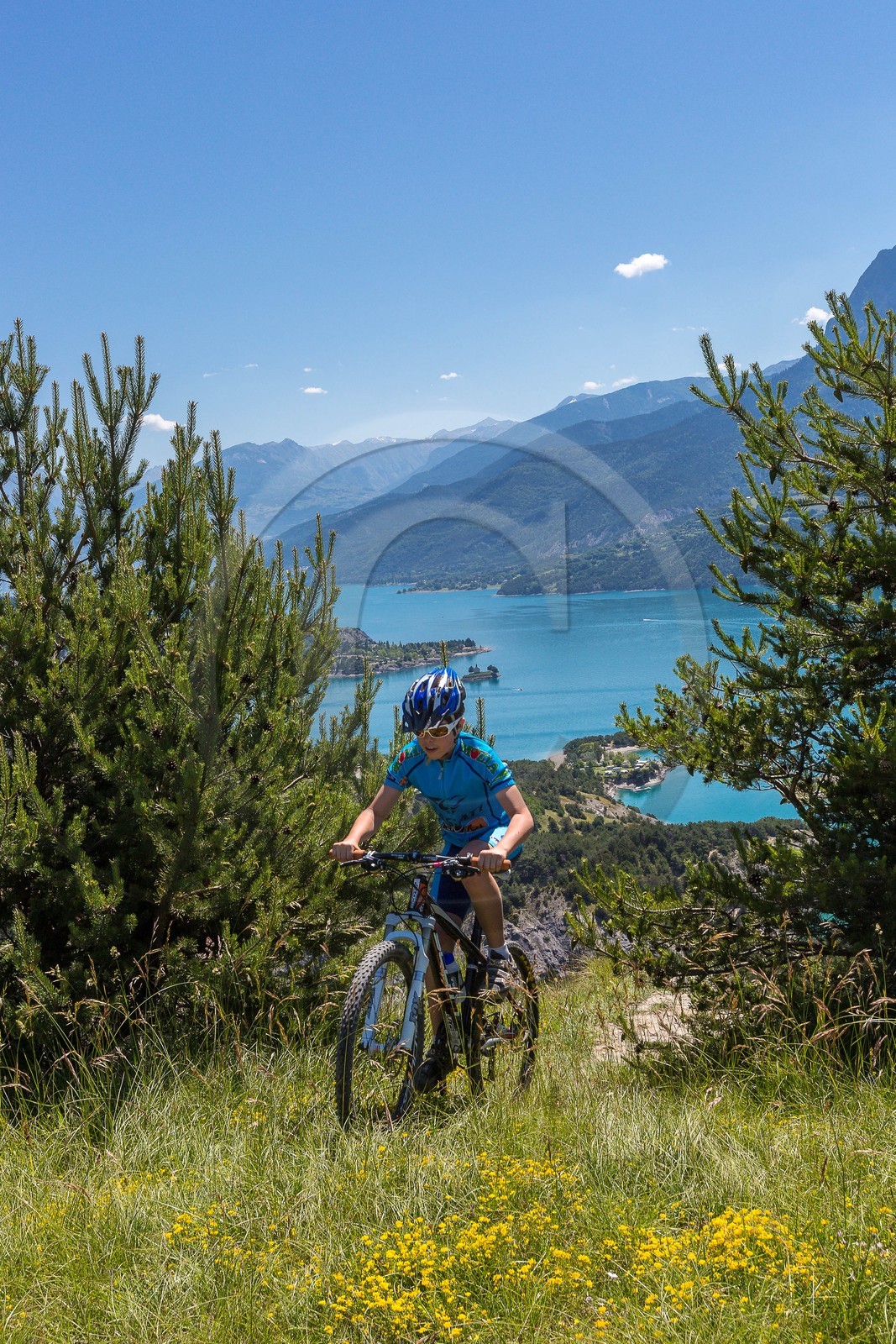 Pays de Serre-Ponçon, Chorges, belvédère des Curattes, vtt Pays de Serre-Ponçon, Chorges, belvédère des Curattes, vtt