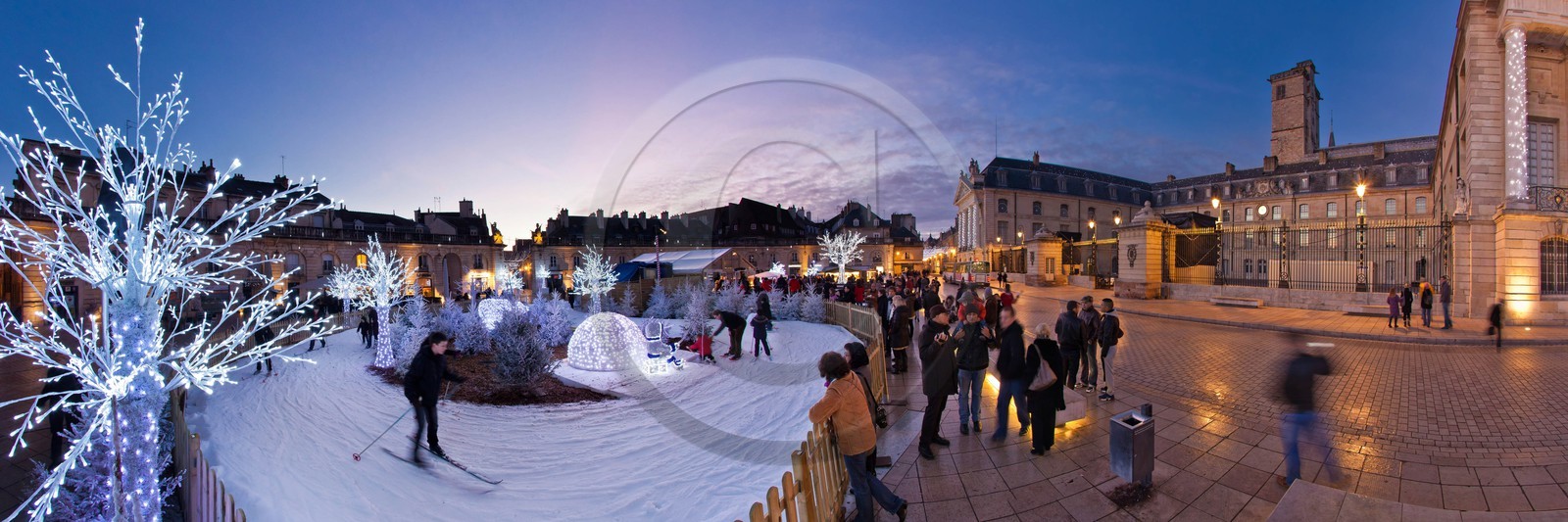 Une véritable station de sports d’hiver éphémère, un Noël Une véritable station de sports d’hiver éphémère, un Noël