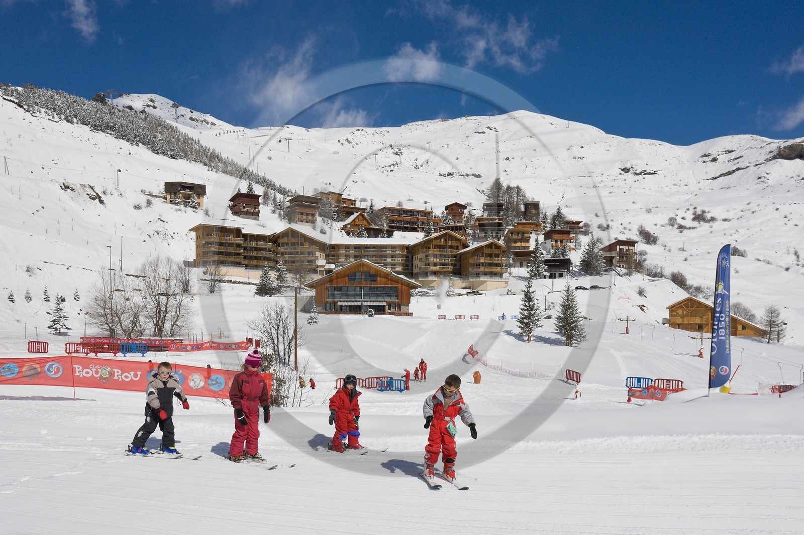 Station de ski d'Orcières 1850, Petite Ourse, Jardin des neiges Station de ski d'Orcières 1850, Petite Ourse, Jardin des neiges