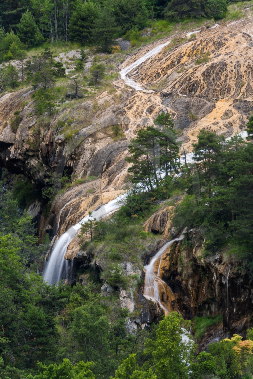 Lauzet-sur-Ubaye, vallon de Costeplane, Cascade de Costeplane