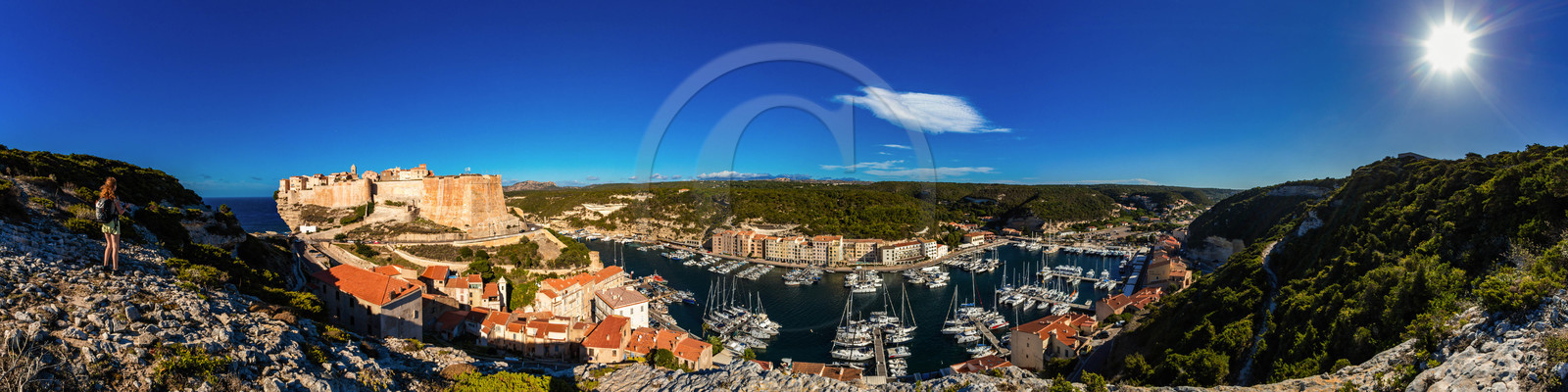 La citadelle et le port de Bonifacio La citadelle et le port de Bonifacio