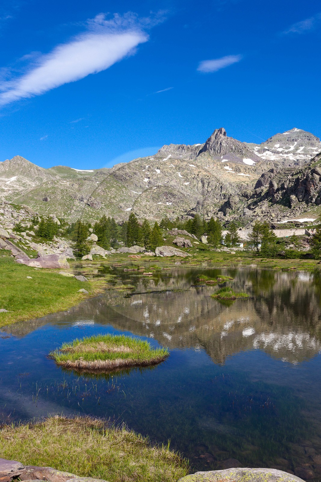 Lac Long Inférieur, Cime des Merveilles et Mont du Grand Capelet