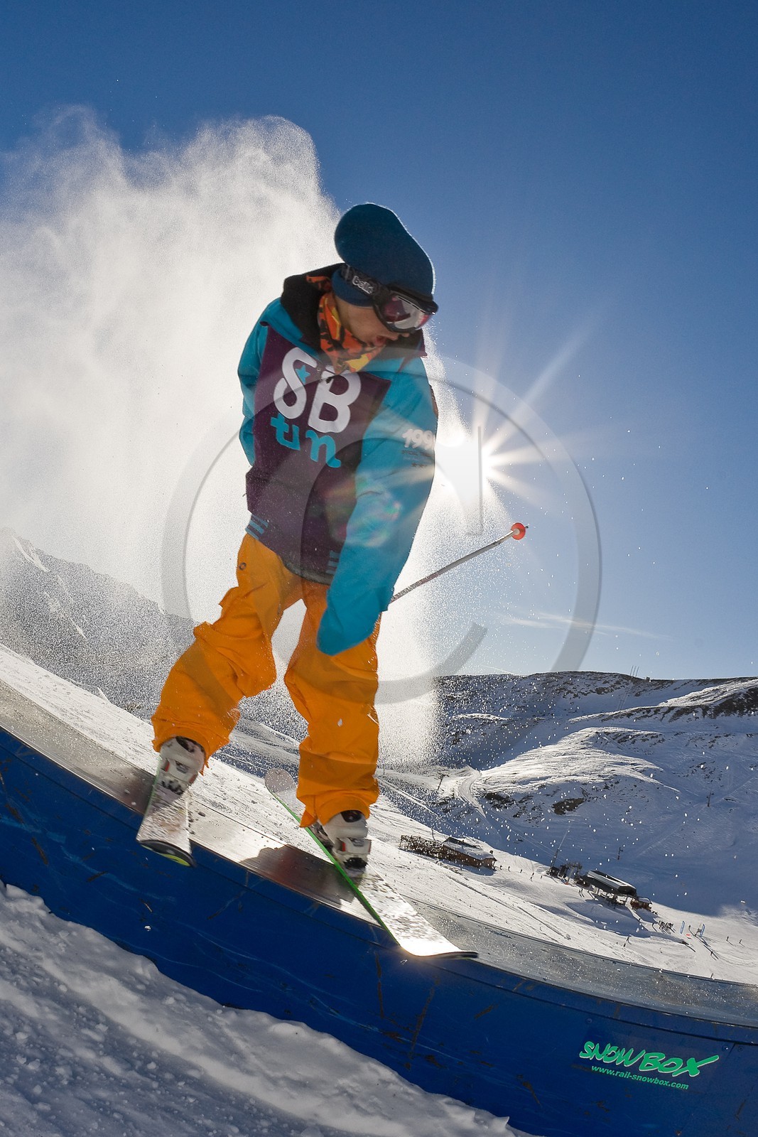 Ski snowpark