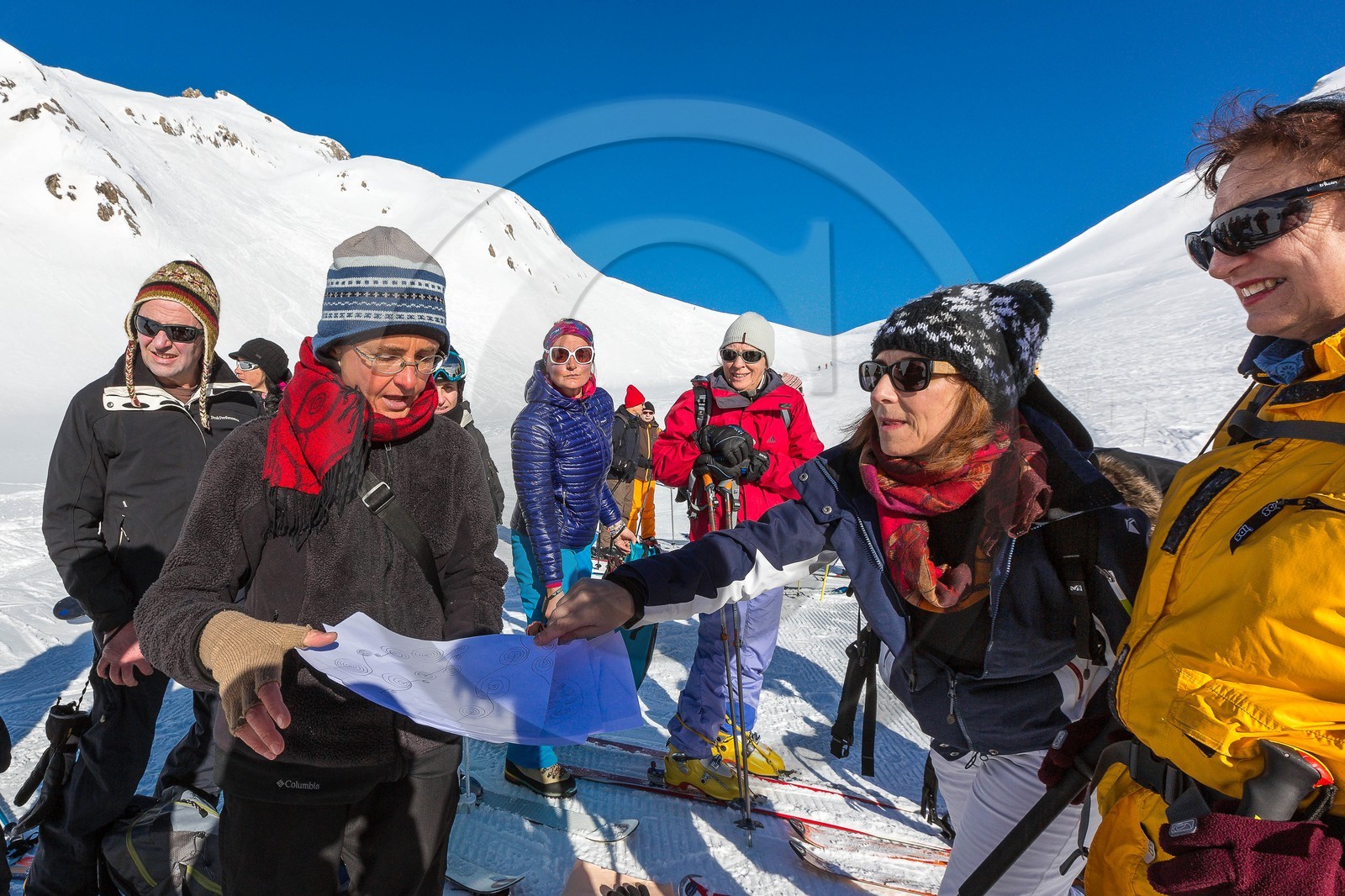 Serre-Chevalier, Snow drawings, une œuvre de l'artiste Sonja Hinrichsen