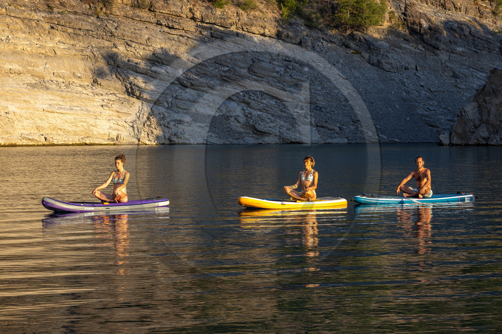 Yoga sur paddle, Serre-Ponçon Aloha