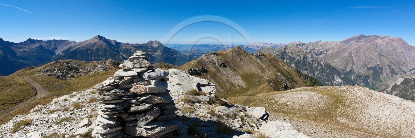 Orcières 1850, depuis le Roc d'Alibrande Orcières 1850, depuis le Roc d'Alibrande