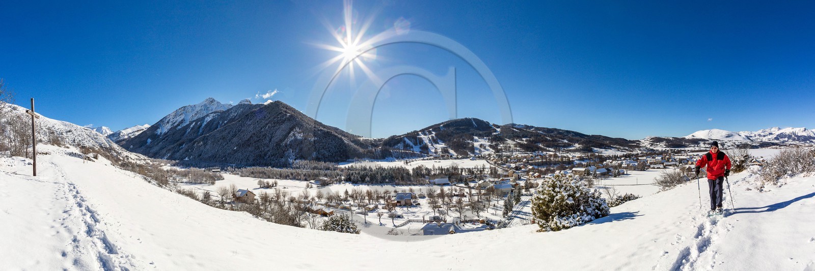 Ancelle, randonnée raquette à neige