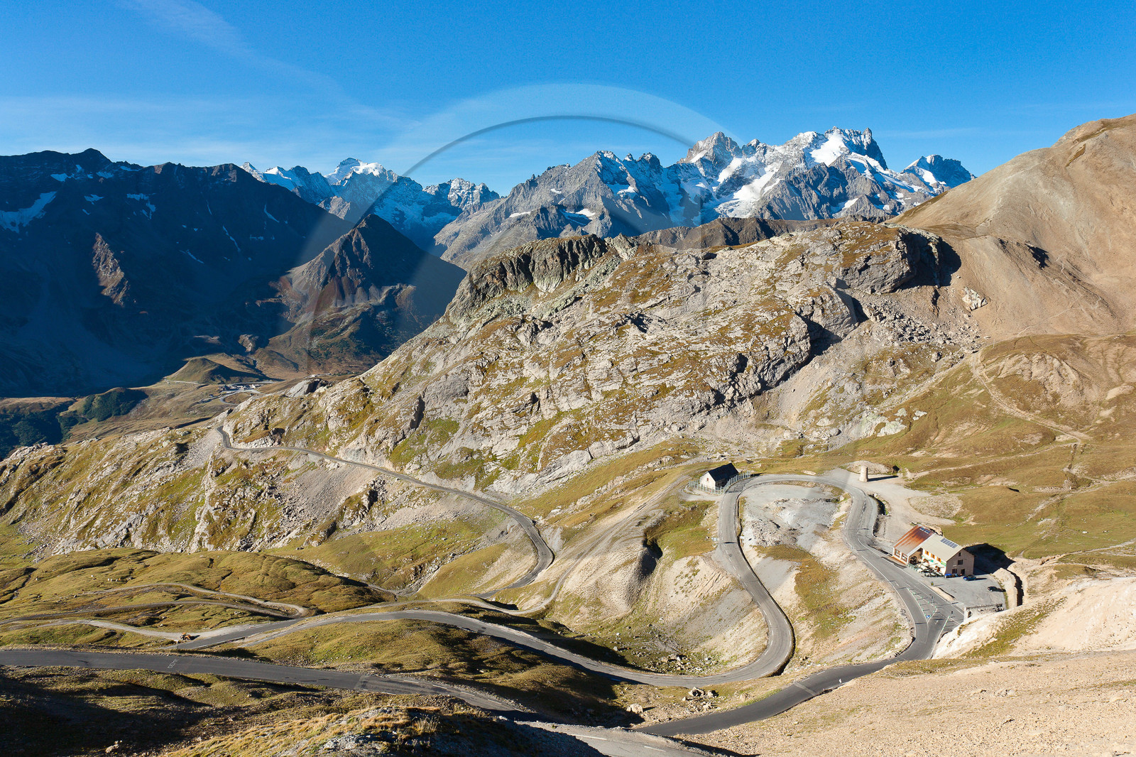 Col du Galibier, Col du Tour de France, altitude de 2 556 m.