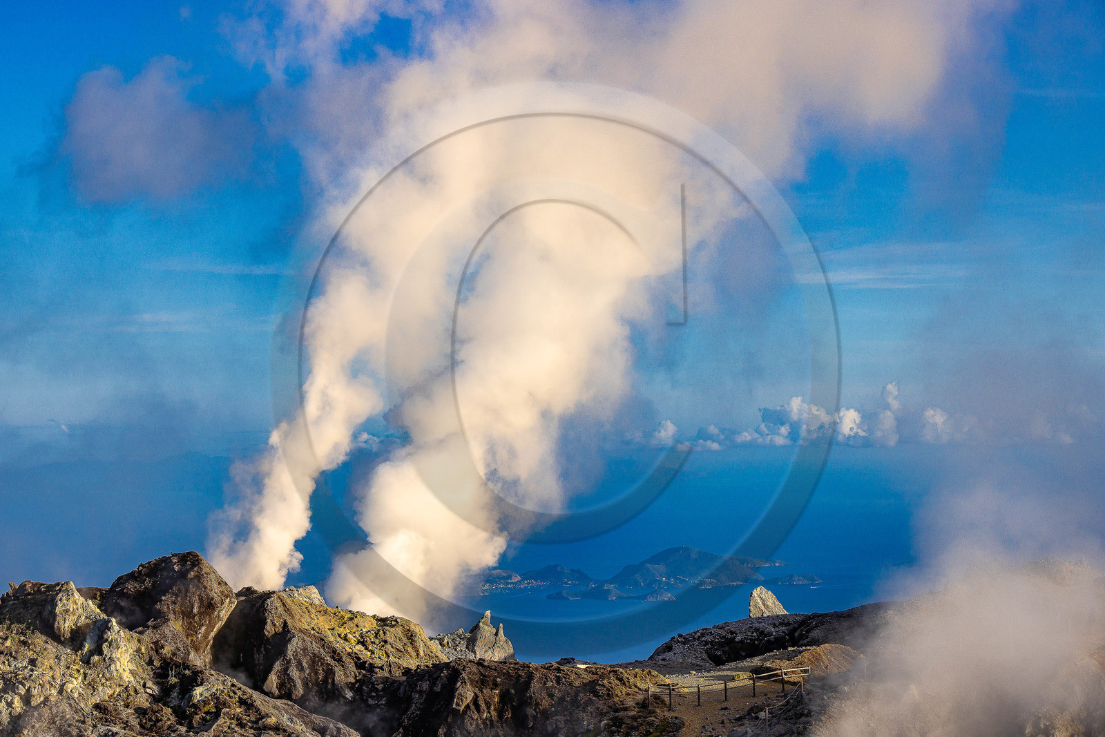 La Soufrière, volcan actif de la Guadeloupe