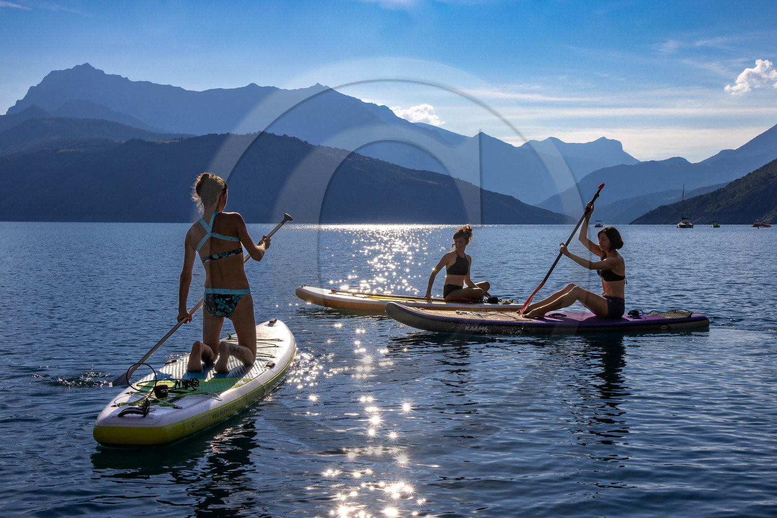 Yoga sur paddle, Serre-Ponçon Aloha