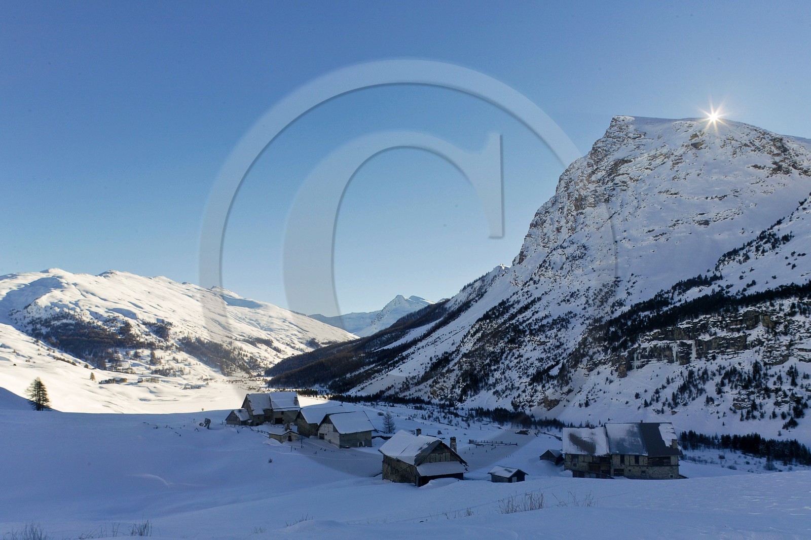 Vallon des Fonds de Cervières, hameau La Chau